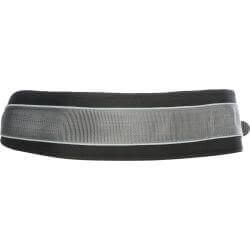 Ceinture ventrale avec laisse, doublée en néoprène, sang.: 70-130 cm/9 cm, laiss