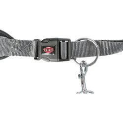 Ceinture ventrale avec laisse, doublée en néoprène, sang.: 70-130 cm/9 cm, laiss