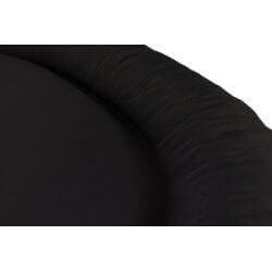 Coussin Samoa Classic, ovale, 100 × 75 cm, noir