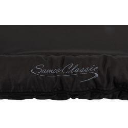 Coussin Samoa Classic, ovale, 120 × 95 cm, noir