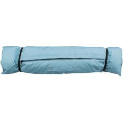 Couverture de voyage Samoa Classic, 120 × 80 cm, bleu glacé/gris