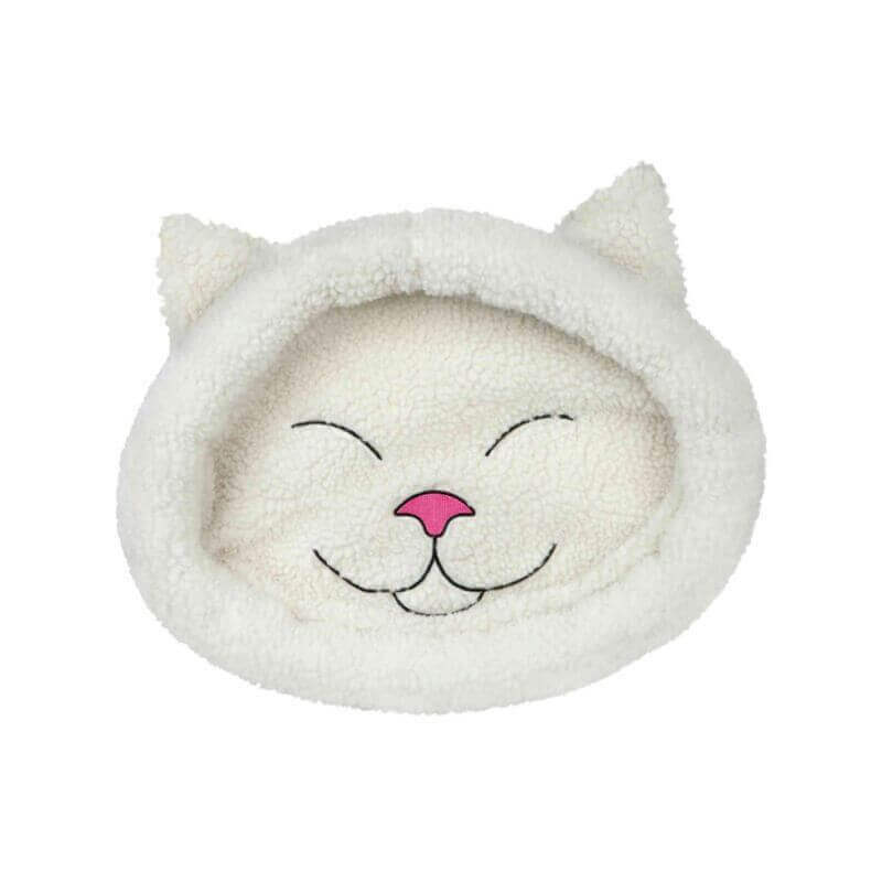 Lit Mijou, rond, 48 × 37 cm, blanc