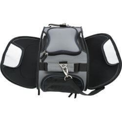 Sac pour avion Wings, 28 × 23 × 46 cm, gris/bleu