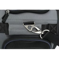 Sac pour avion Wings, 28 × 23 × 46 cm, gris/bleu