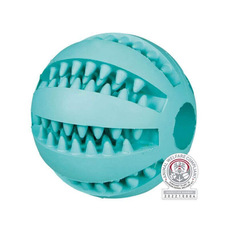 Denta Fun balle, menthe, en caoutchouc naturel, ø 5 cm