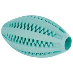 Denta Fun Rugby, menthe, en caoutchouc naturel, 11 cm