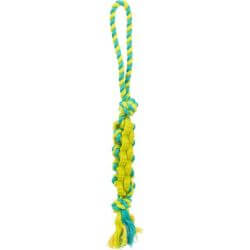 Twisted stick sur corde, en caoutchouc naturel, 37 cm