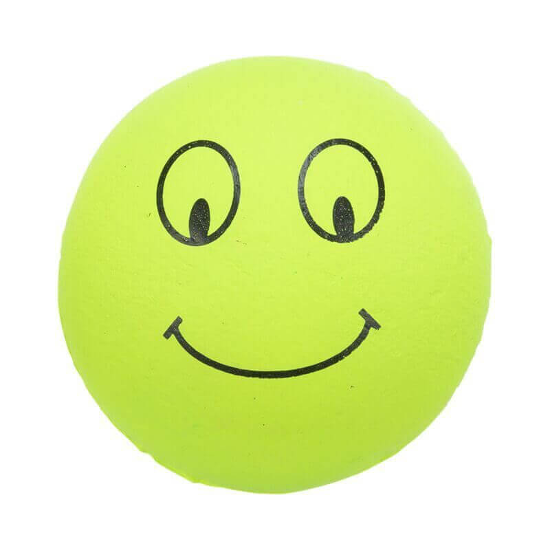 Balle smiley, flottante, en caoutchouc de mousse, ø 6 cm Balle smiley, flottante, en caoutchouc de mousse, ø 6 cm