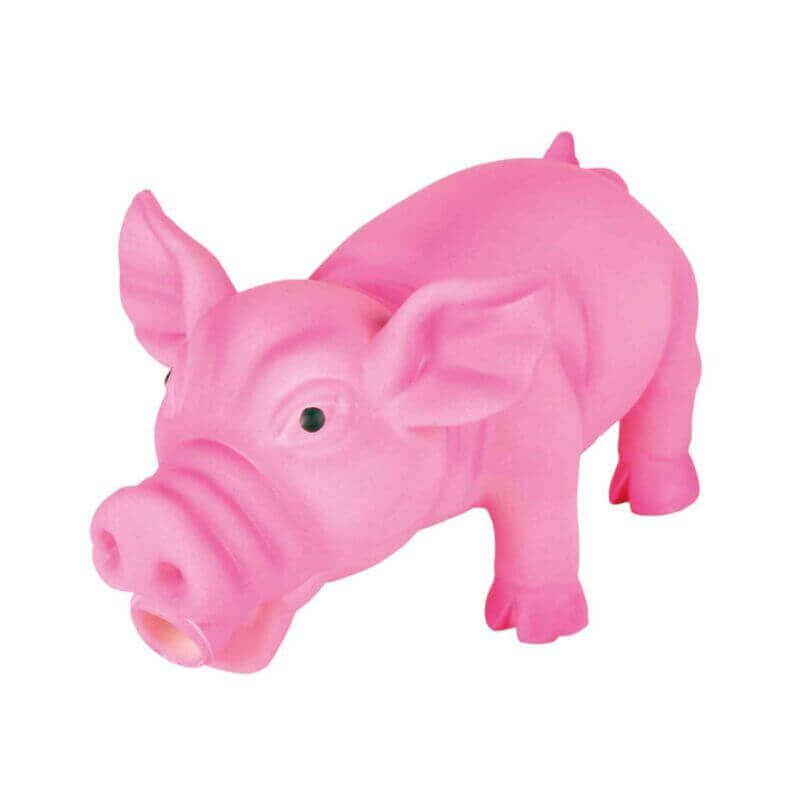 Cochon, son original, latex/fibre de polyester, 17 cm Cochon, son original, latex/fibre de polyester, 17 cm