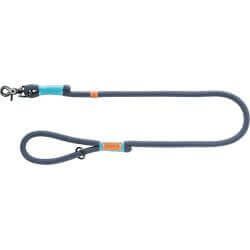 BE NORDIC laisse Retriever, S–M: 1,70 m/ø 8 mm, bleu foncé/bleu clair