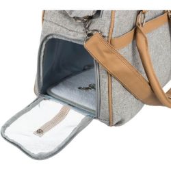 Sac Helen, 19 × 28 × 40 cm, gris/brun clair