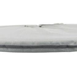 Collerette, en polyester/mousse, S: 30–34 cm/19,5 cm, gris