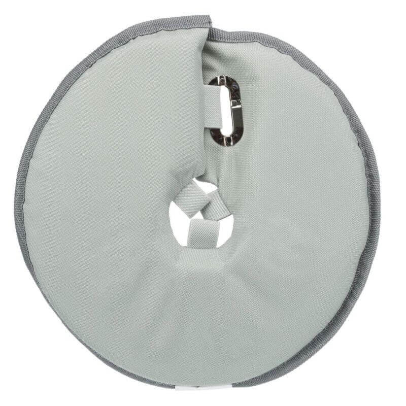 Collerette, en polyester/mousse, M: 38–42 cm/21,5 cm, gris Collerette, en polyester/mousse, M: 38–42 cm/21,5 cm, gris