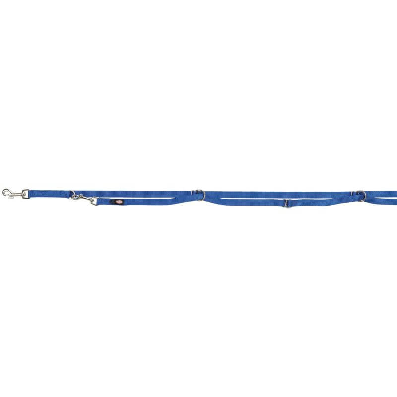 Premium laisse réglable, extra longue, M–L: 3,00 m/20 mm, bleu royal
