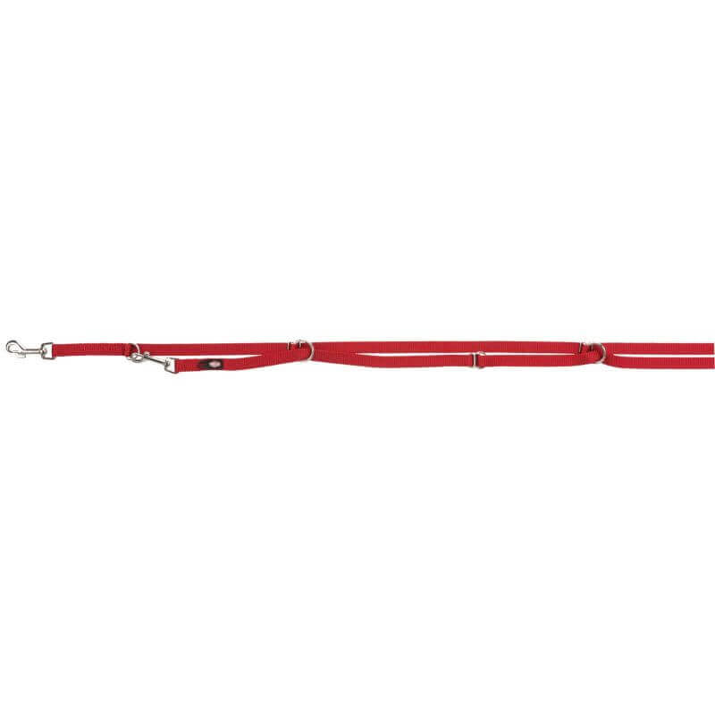Premium laisse réglable, extra longue, L–XL: 3,00 m/25 mm, rouge Premium laisse réglable, extra longue, L–XL: 3,00 m/25 mm, rouge