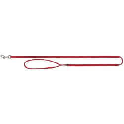 Premium laisse, M–L: 1,00 m/20 mm, rouge