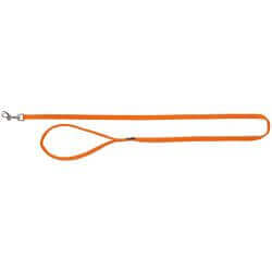 Premium laisse, M–L: 1,00 m/20 mm, papaye