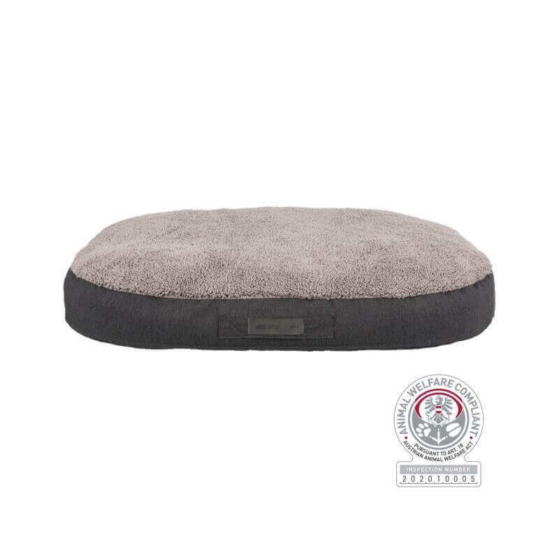 Vital coussin Bendson, ovale, 80 × 55 cm, gris foncé/gris clair Vital coussin Bendson, ovale, 80 × 55 cm, gris foncé/gris clair