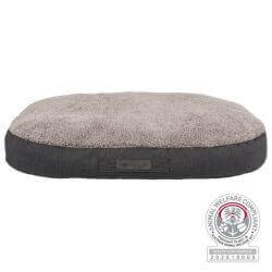 Vital coussin Bendson, ovale, 100 × 70 cm, gris foncé/gris clair