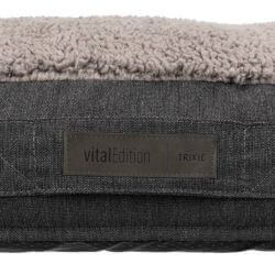 Vital coussin Bendson, ovale, 100 × 70 cm, gris foncé/gris clair