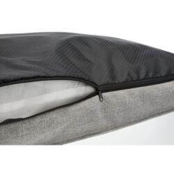 Coussin Talis, angulaire, 90 × 65 cm, gris