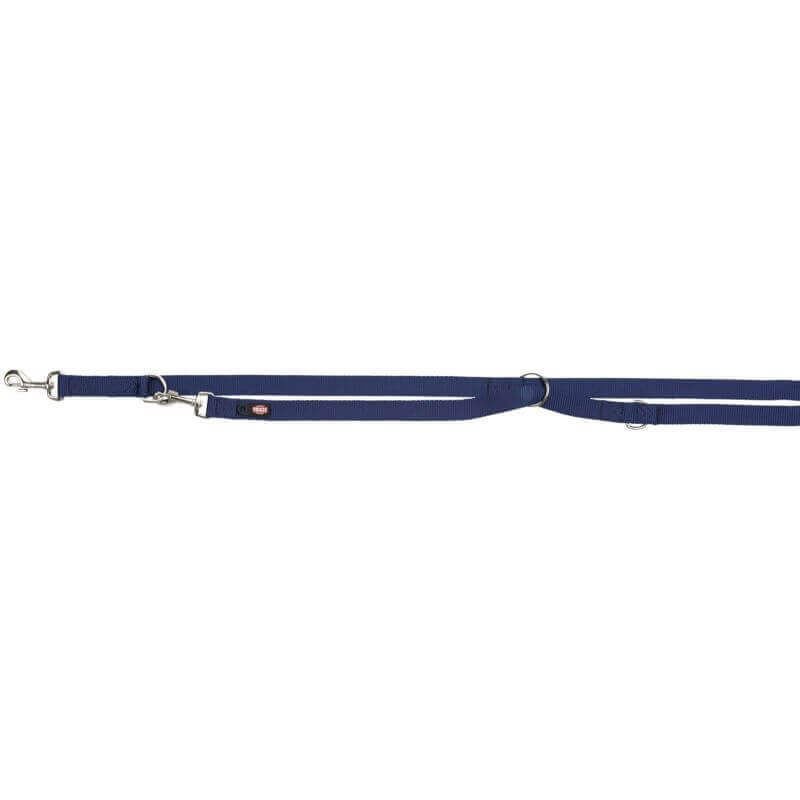 Premium laisse réglable, XS–S: 2,00 m/15 mm, indigo