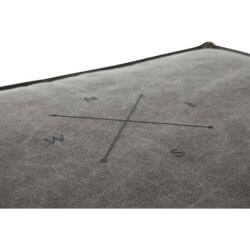 BE NORDIC matelas Föhr, 100 × 70 cm, gris foncé