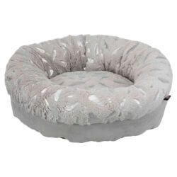 Lit Feather, rond, ø 50 cm, gris/argent