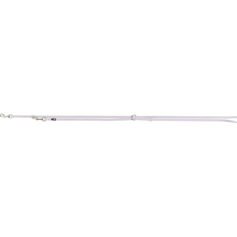 Premium laisse réglable, L–XL: 2,00 m/25 mm, mauve