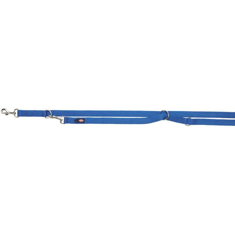 Premium laisse réglable double, XS–S: 2,00 m/15 mm, bleu royal Premium laisse réglable double, XS–S: 2,00 m/15 mm, bleu royal