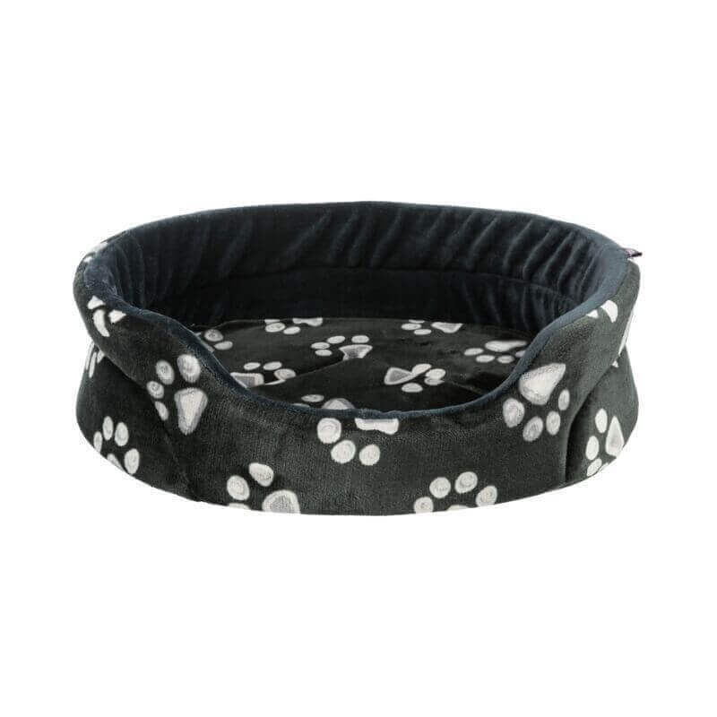 Lit Jimmy, ovale, 75 × 65 cm, noir