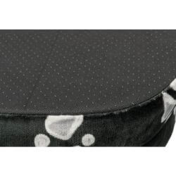 Lit Jimmy, ovale, 75 × 65 cm, noir