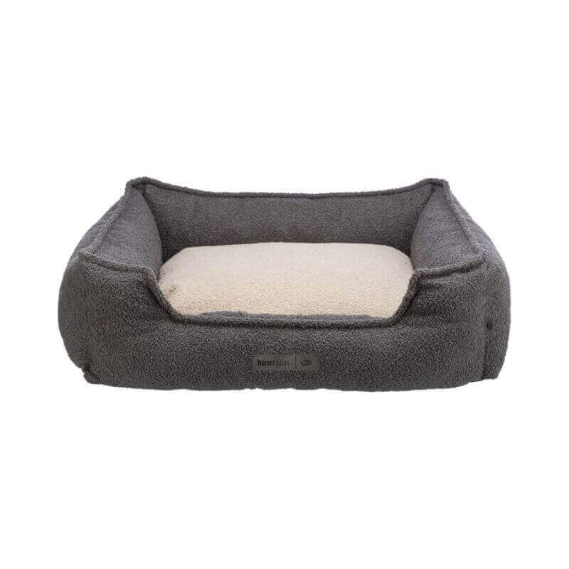 Lit Coline, recyclé, angulaire, 80 × 65 cm, gris foncé/beige Lit Coline, recyclé, angulaire, 80 × 65 cm, gris foncé/beige