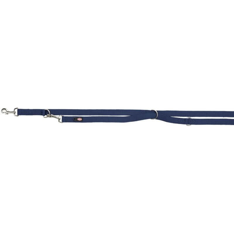 Premium laisse réglable double, M–L: 2,00 m/20 mm, indigo Premium laisse réglable double, M–L: 2,00 m/20 mm, indigo