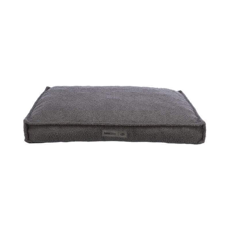 Coussin Coline, recyclé, angulaire, 100 × 70 cm, gris foncé
