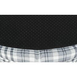 Lit Lucky, ovale, 65 × 55 cm, gris/blanc