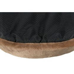 Lit Cosma, ovale, 60 × 50 cm, brun/beige