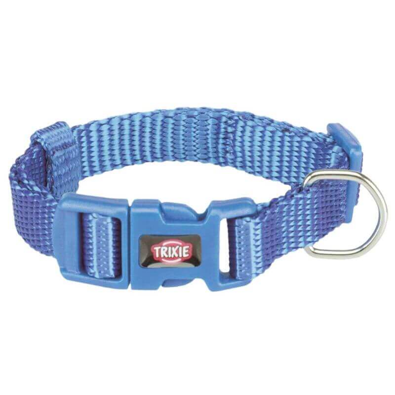 Premium collier, XXS–XS: 15–25 cm/10 mm, bleu royal