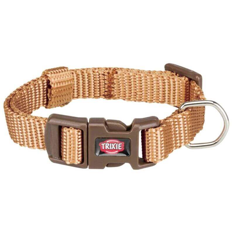 Premium collier, XXS–XS: 15–25 cm/10 mm, caramel