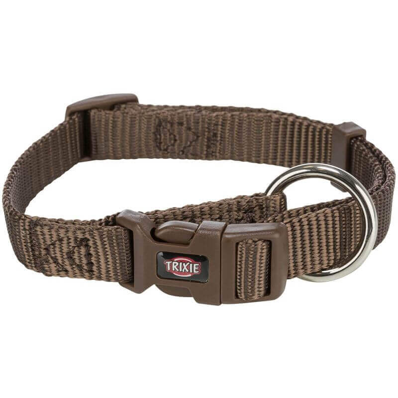 Premium collier, XXS–XS: 15–25 cm/10 mm, noisette