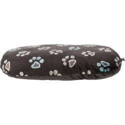 Coussin Jimmy, ovale, 80 × 50 cm, taupe