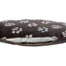 Coussin Jimmy, ovale, 80 × 50 cm, taupe