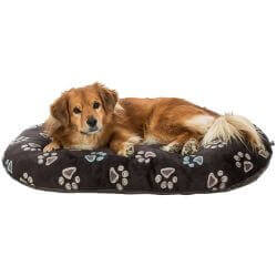 Coussin Jimmy, ovale, 80 × 50 cm, taupe