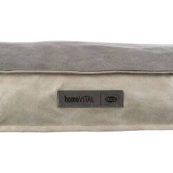 Vital coussin Calito, angulaire, 110 × 75 cm, sable/gris