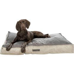 Vital coussin Calito, angulaire, 110 × 75 cm, sable/gris