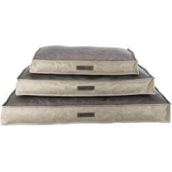 Vital coussin Calito, angulaire, 110 × 75 cm, sable/gris