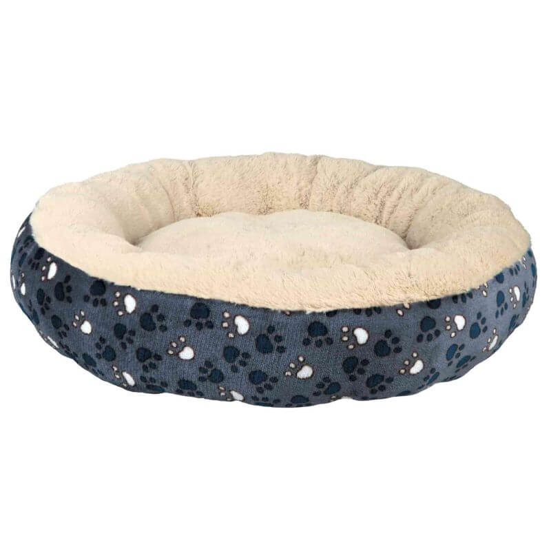 Lit Tammy, rond, ø 70 cm, bleu/beige Lit Tammy, rond, ø 70 cm, bleu/beige