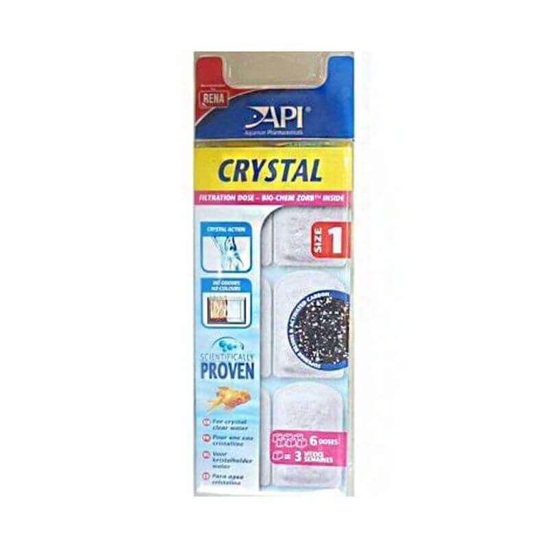 Filtration d'aquarium Dose Api Crystal Taille 1 Filtration d'aquarium Dose Api Crystal Taille 1