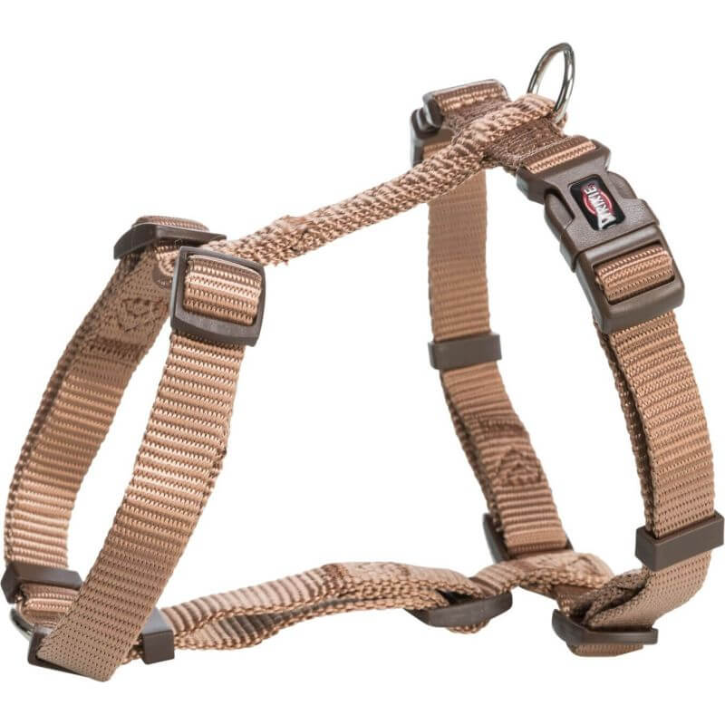 Premium harnais H, XS–S: 30–44 cm/10 mm, caramel Premium harnais H, XS–S: 30–44 cm/10 mm, caramel