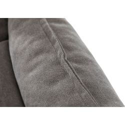BE NORDIC lit Föhr Soft, angulaire, 100 × 80 cm, gris
